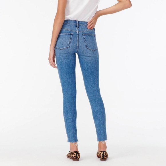 J Crew Sz 31 Jean 9” High Rise Toothpick Buffalo W - Picture 4 of 9